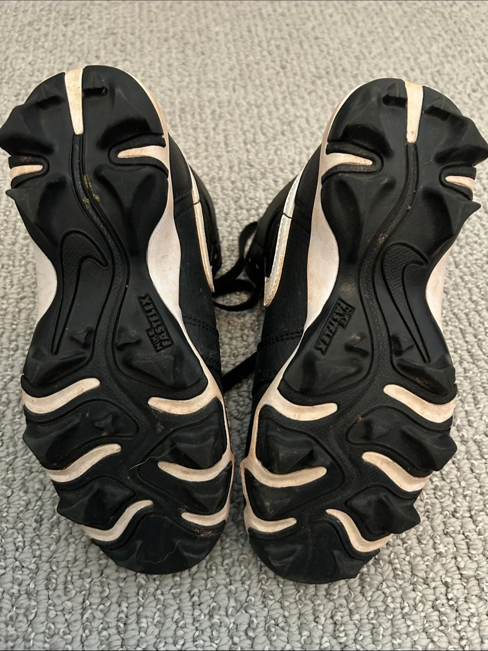 Nike Kids' Black and Rose Gold High-Top Sneakers